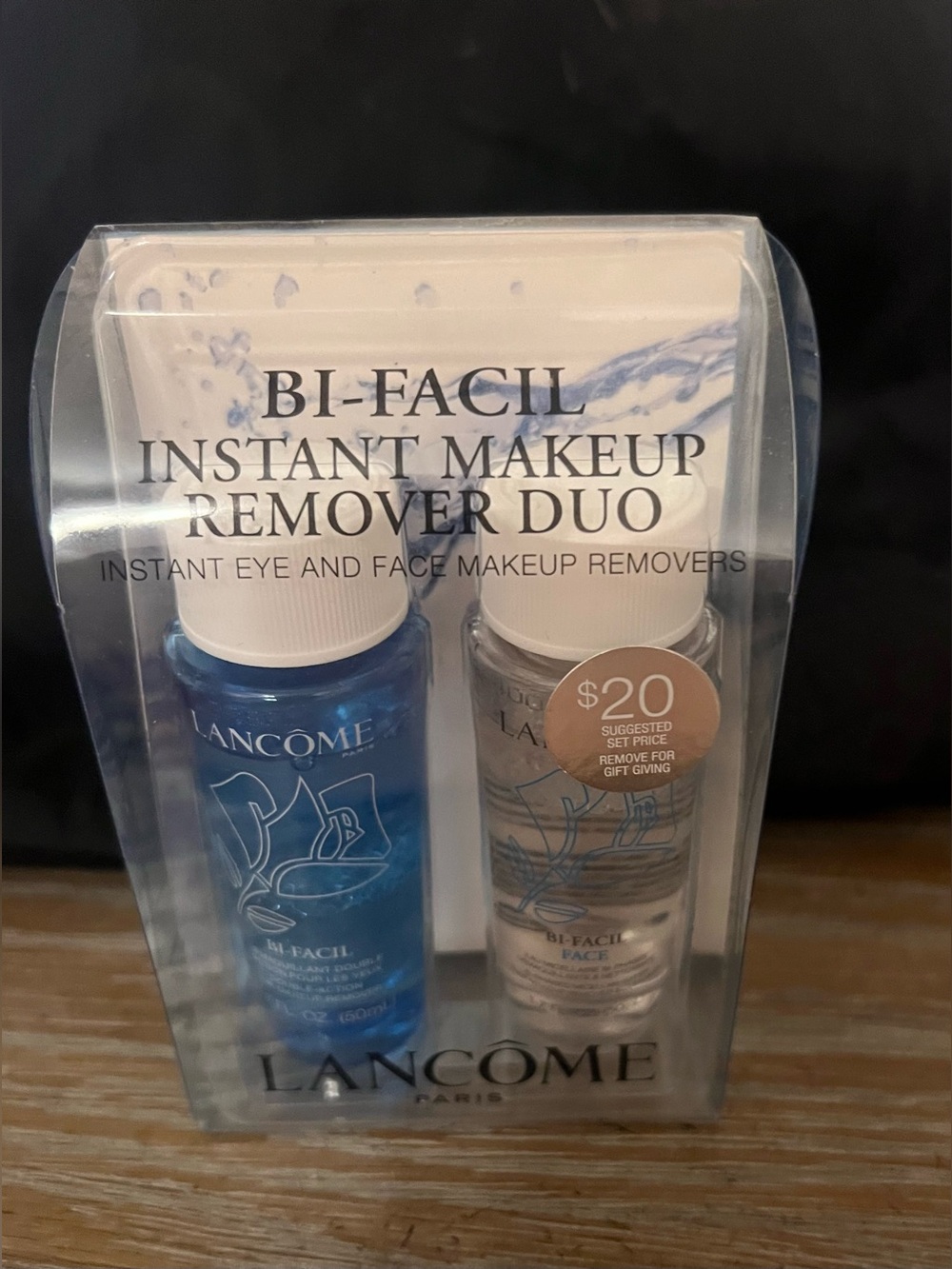 Lancome Bi-Facil Instant Makeup Remover Duo - Blue & Clear